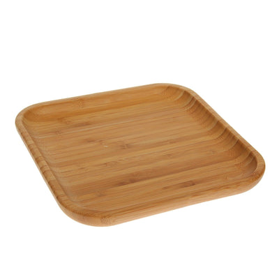 Bamboo Square Plate 8" X 8" | For Appetizers / Barbecue