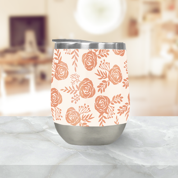 Bee Floral Stemless Wine Tumbler – Simply Northwest